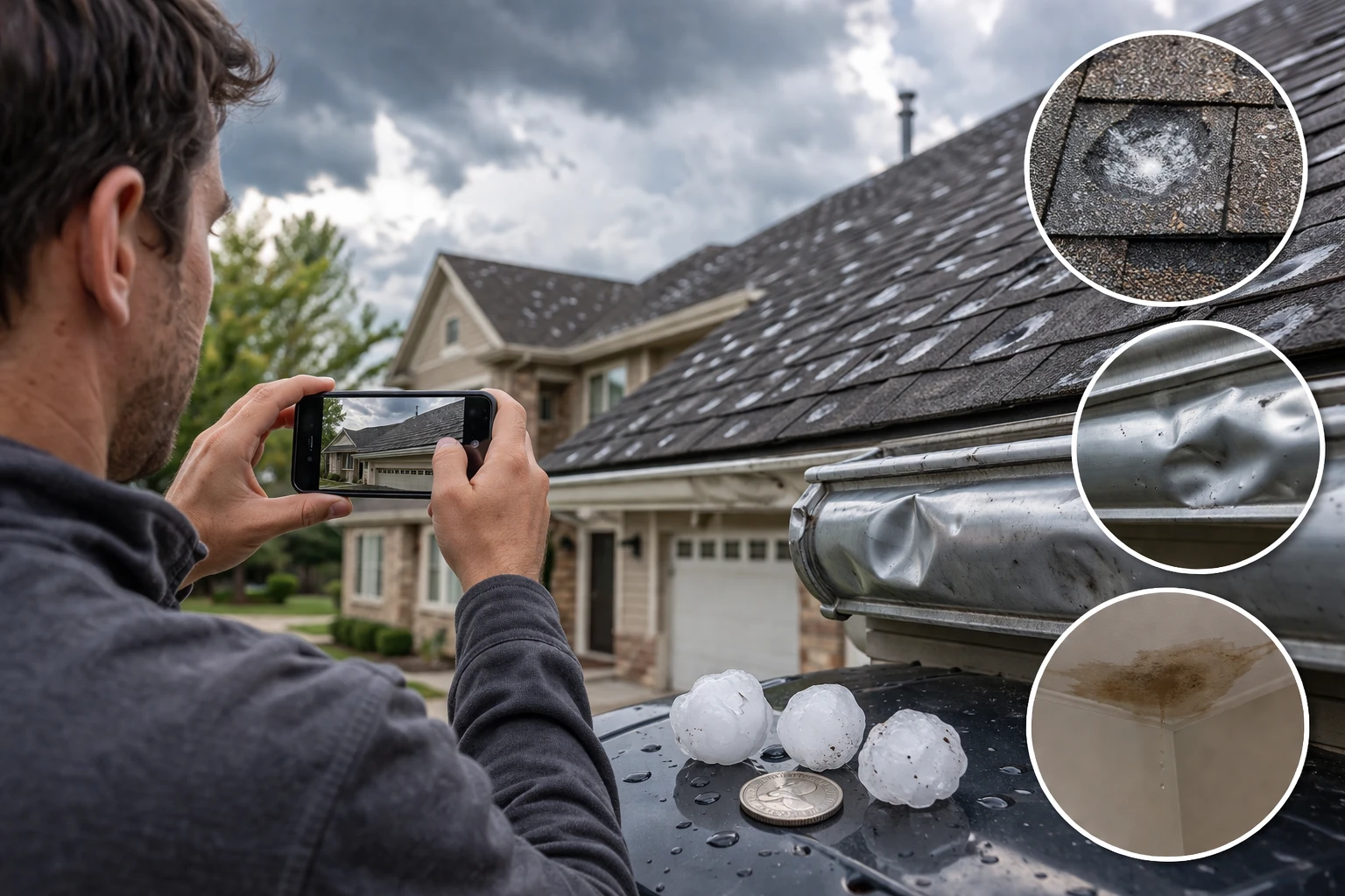 How to Document Hail Damage for an Insurance Claim (Before You Hire a Public Adjuster)